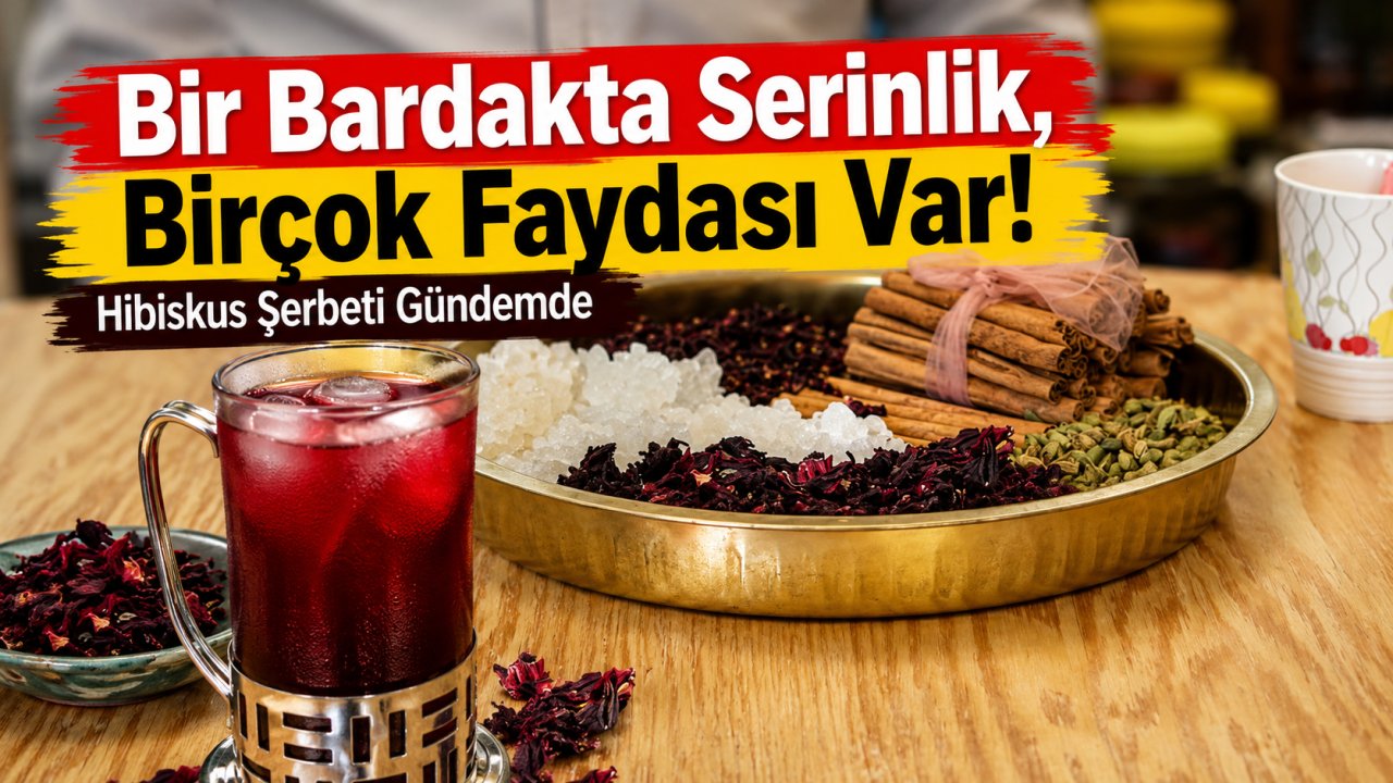 Bir bardakta serinlik, birçok faydası var! Hibiskus şerbeti gündemde