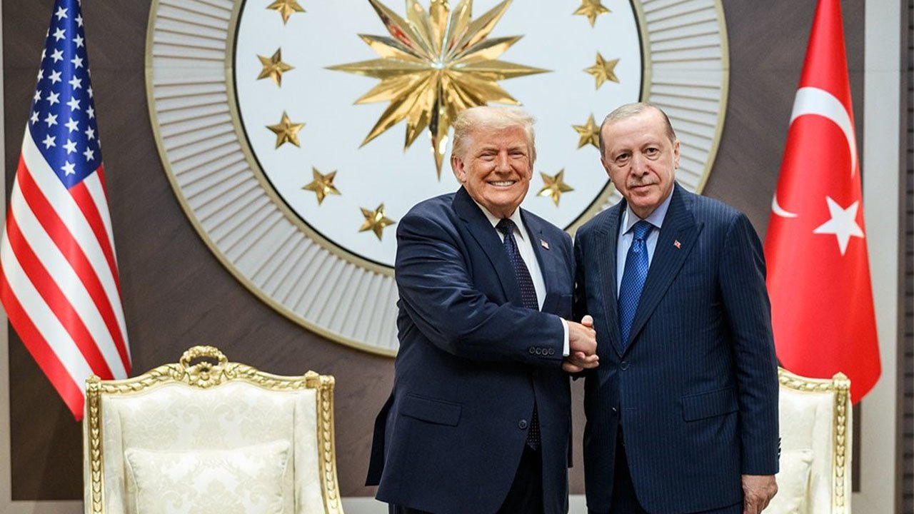 Beyaz Saray, Trump ile Cumhurbaşkanı Erdoğan’ın fotoğrafını paylaştı