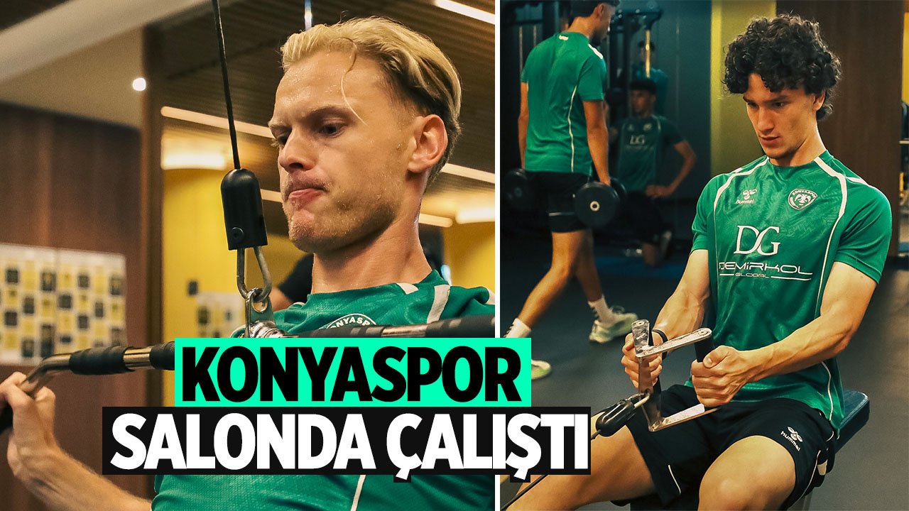Konyaspor'un Slovenya kampı sürüyor: Kartal salonda çalıştı