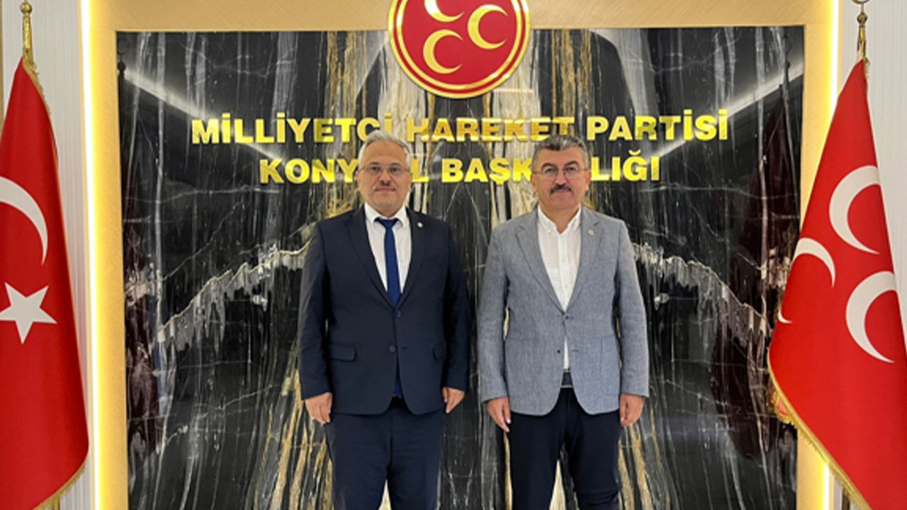 Ekici'den MHP Konya İl Başkanı Sedat Göncü'ye ziyaret
