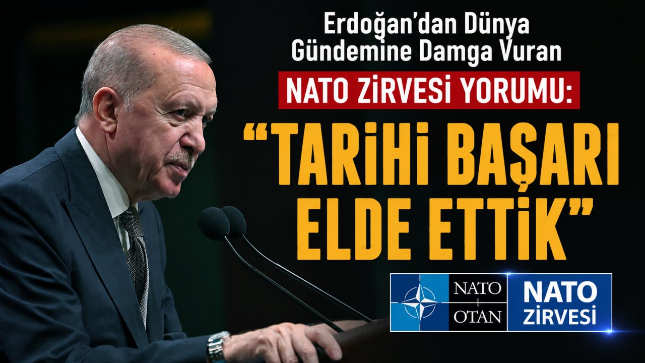 Erdoğan'dan Dünya Gündemine Damga Vuran NATO Zirvesi Yorumu: "Tarihi Başarı Elde Ettik"