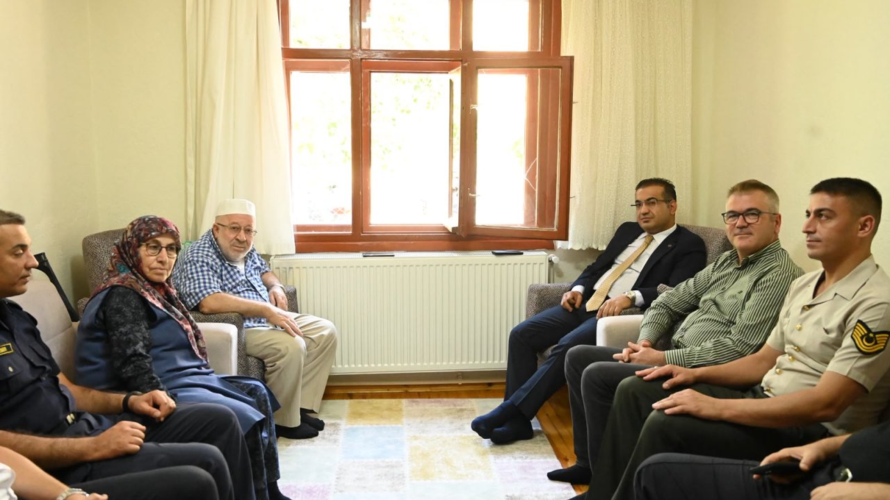 Seydişehir protokolünden Şehit Muhsin Kiremitçi'nin Ailesine Anlamlı Ziyaret