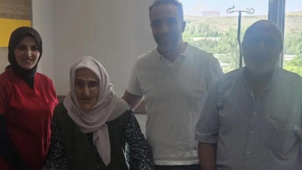 100 yaşındaki kadın ameliyat sonrası ilk günde yürüdü!