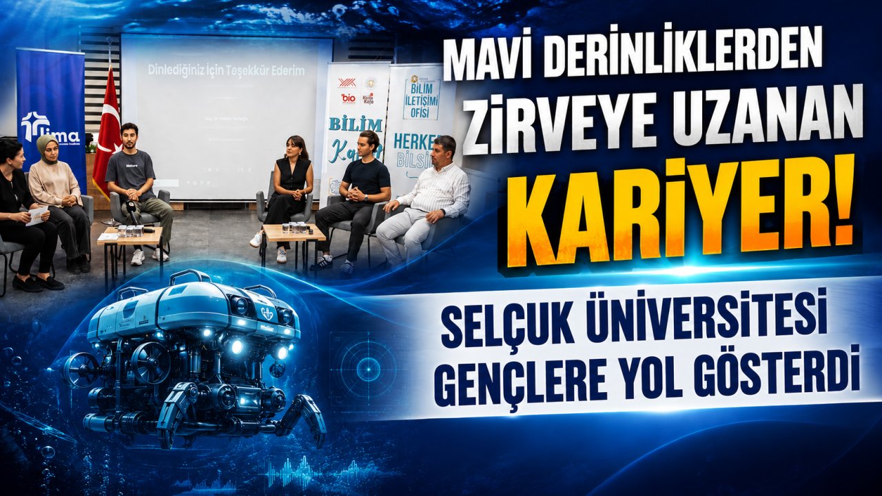 Mavi Derinliklerden Zirveye Uzanan Kariyer! Selçuk Üniversitesi Gençlere Yol Gösterdi
