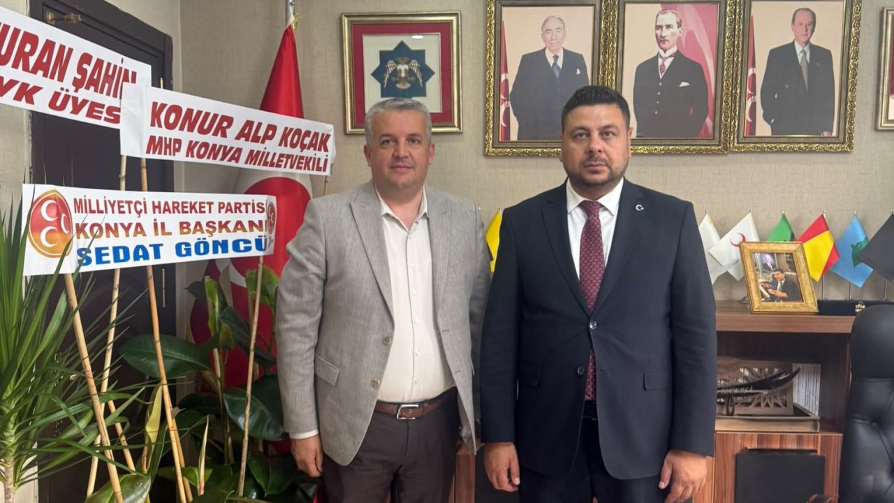 MAKAM Gayrimenkul’den Konya Ülkü Ocakları Başkanı İlkerli’ye Tebrik Ziyareti
