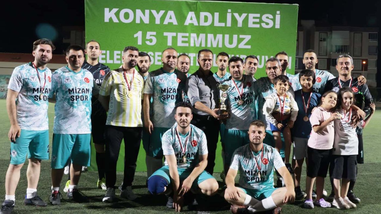 Konya'da 15 Temmuz Ruhu Sahaya Yansıdı: Geleneksel Futbol Turnuvası'nda Şampiyon Belli Oldu!