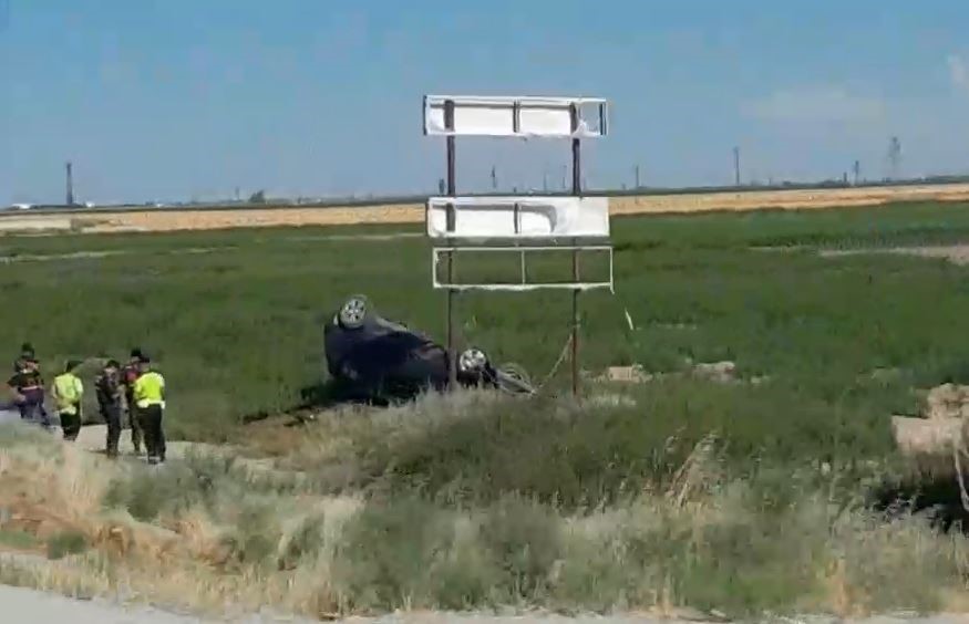 Konya'da kontrolden çıkan otomobil takla attı: 1 yaralı