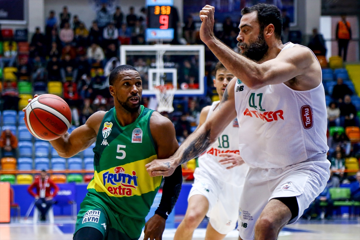 AYOS Konyaspor Basketbol: 87 - Frutti Extra Bursaspor: 99