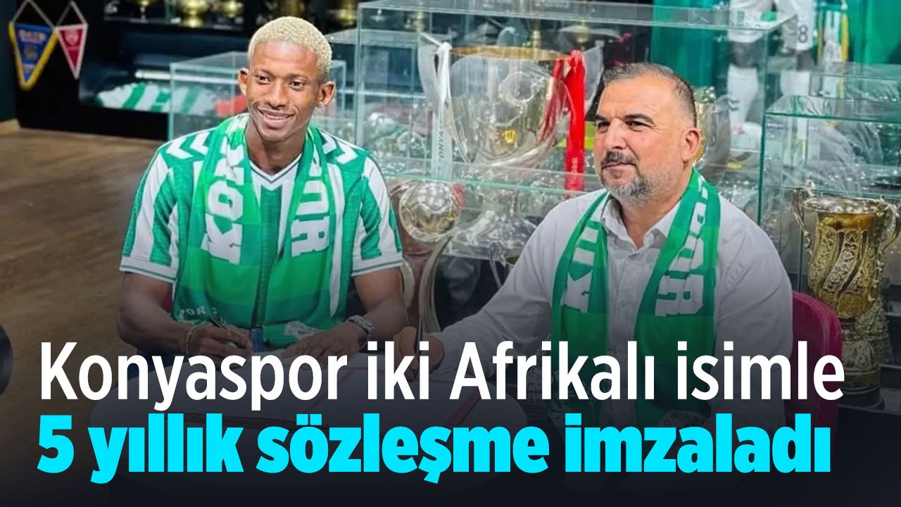 Konyaspor'dan geleceğe yatırım: Afrikalı iki genç yetenek Konyaspor'da