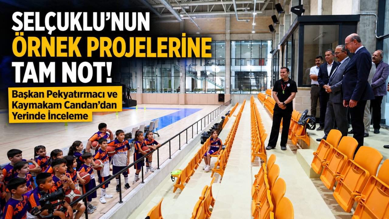 Selçuklu'nun Örnek Projelerine Tam Not! Başkan Pekyatırmacı ve Kaymakam Candan'dan Yerinde İnceleme