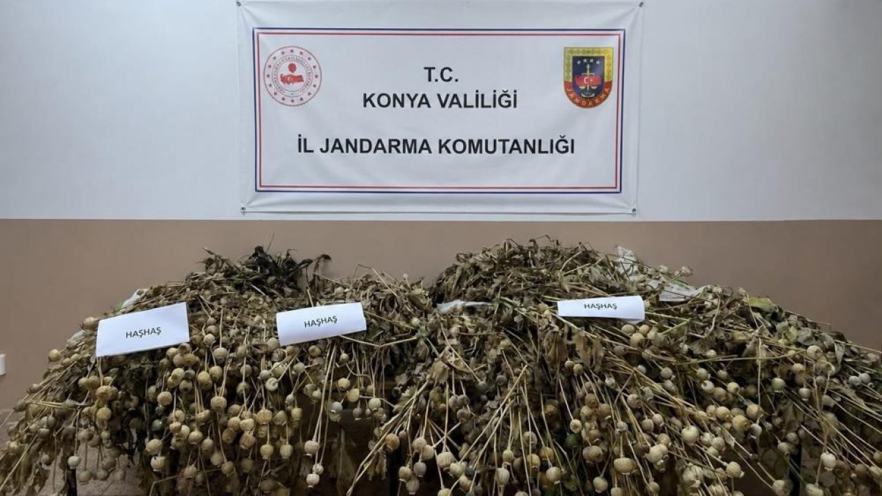 Konya'da jandarmadan büyük darbe! 5 şüpheli tutuklandı