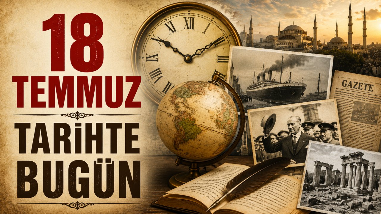 18 Temmuz Tarihte Bugün: Dünya, Türkiye ve İslam Tarihinde Yaşanan Önemli Olaylar! 18 Temmuz'da Kim Doğdu, Kim Öldü?