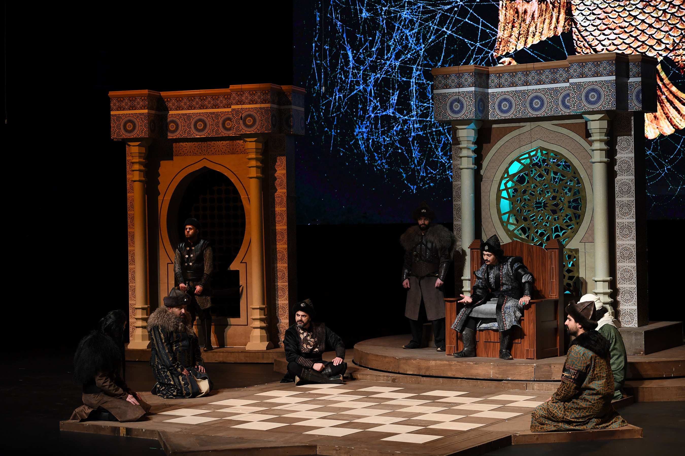 Konya Şehir Tiyatrosu Cumhurbaşkanlığı Külliyesi’nde Ankaralı Gençlerle Buluştu