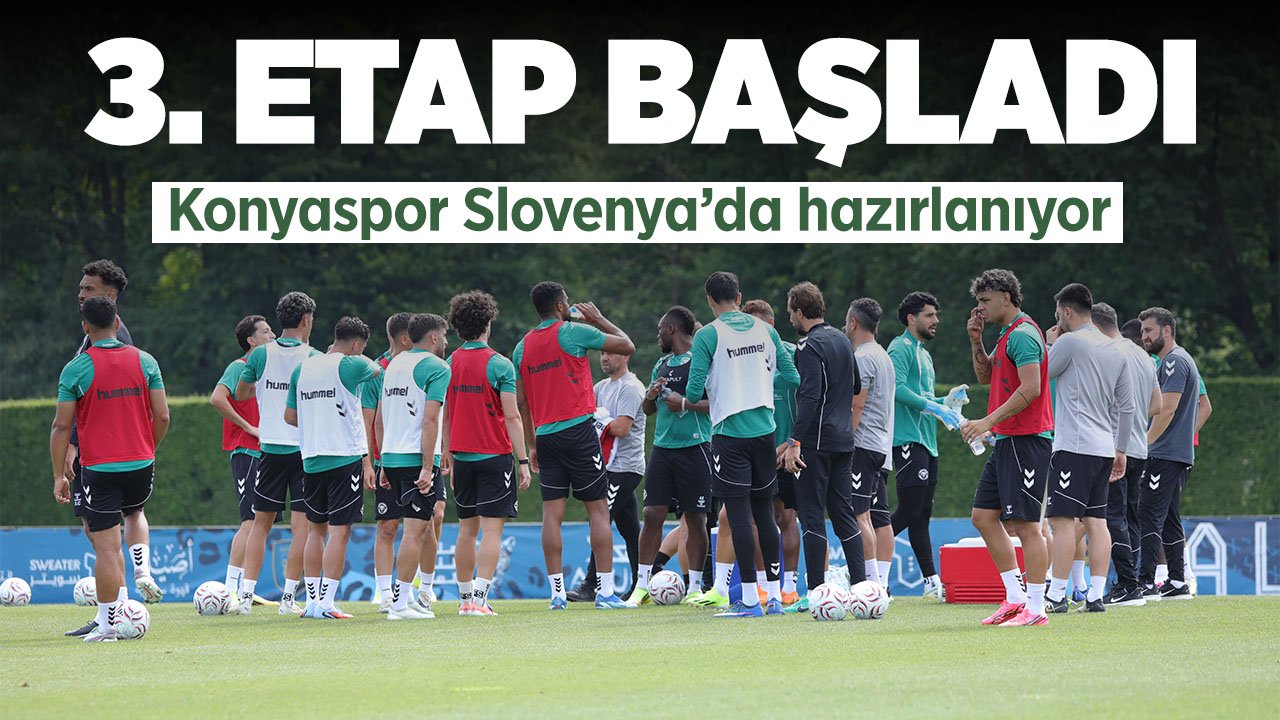 Konyaspor'un 3'üncü etap kamp çalışmaları başladı