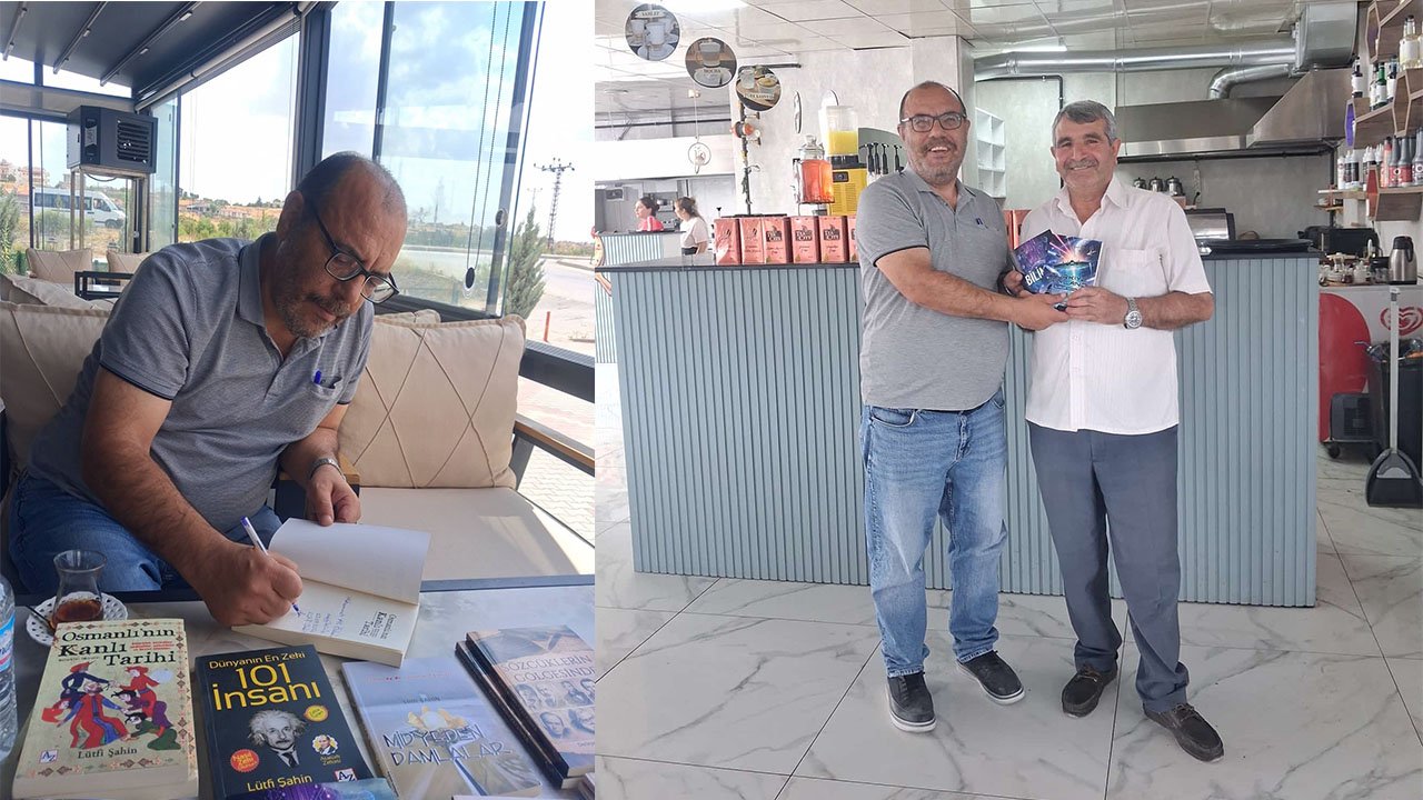 Konya Cihanbeyli’de Lütfi Şahin’e yoğun ilgi! İmza Gününde okurlarıyla buluştu!
