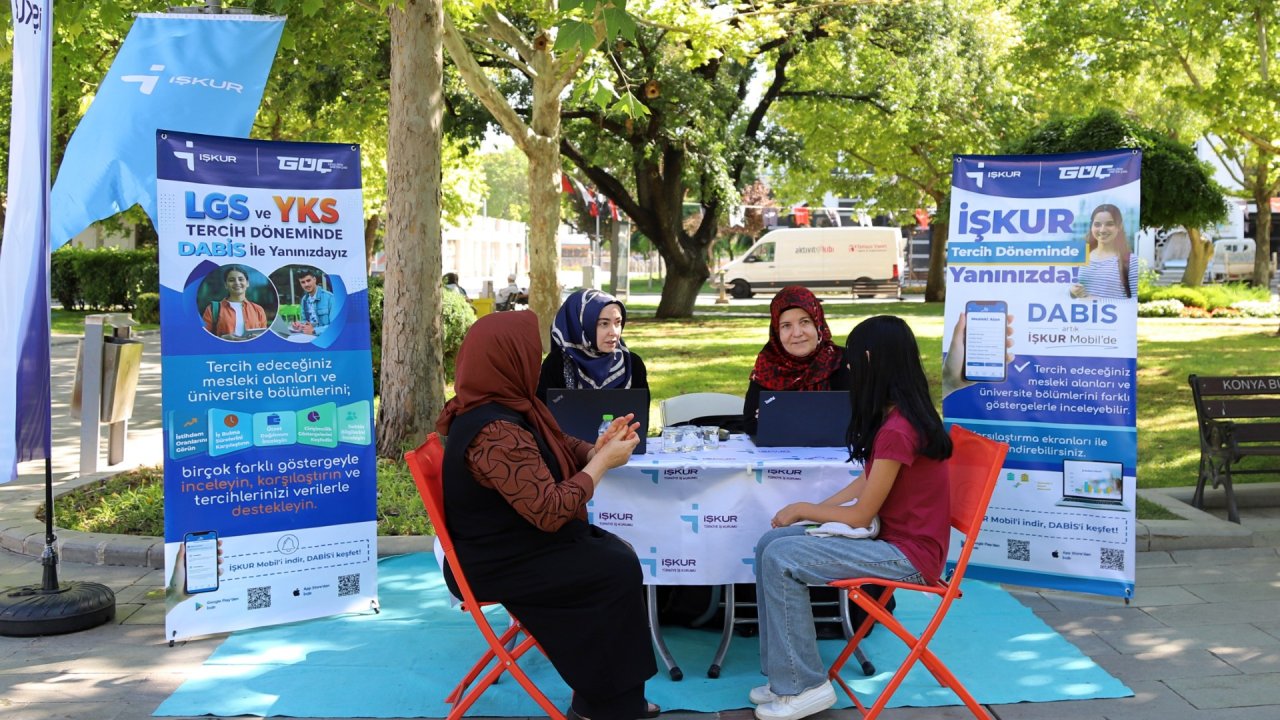 Konya İŞKUR'dan Tercih Döneminde Gençlere DABİS Desteği