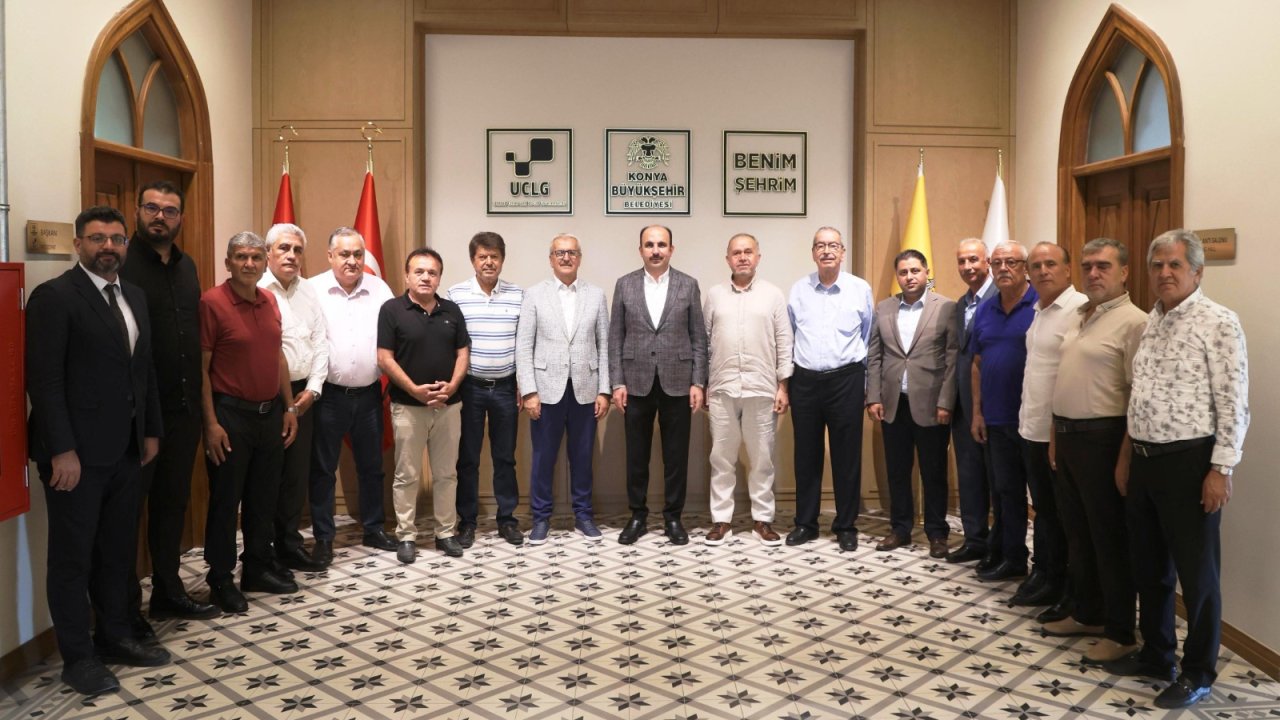 Konya ASKF’den UCLG Başkanı Altay’a Hayırlı Olsun Ziyareti