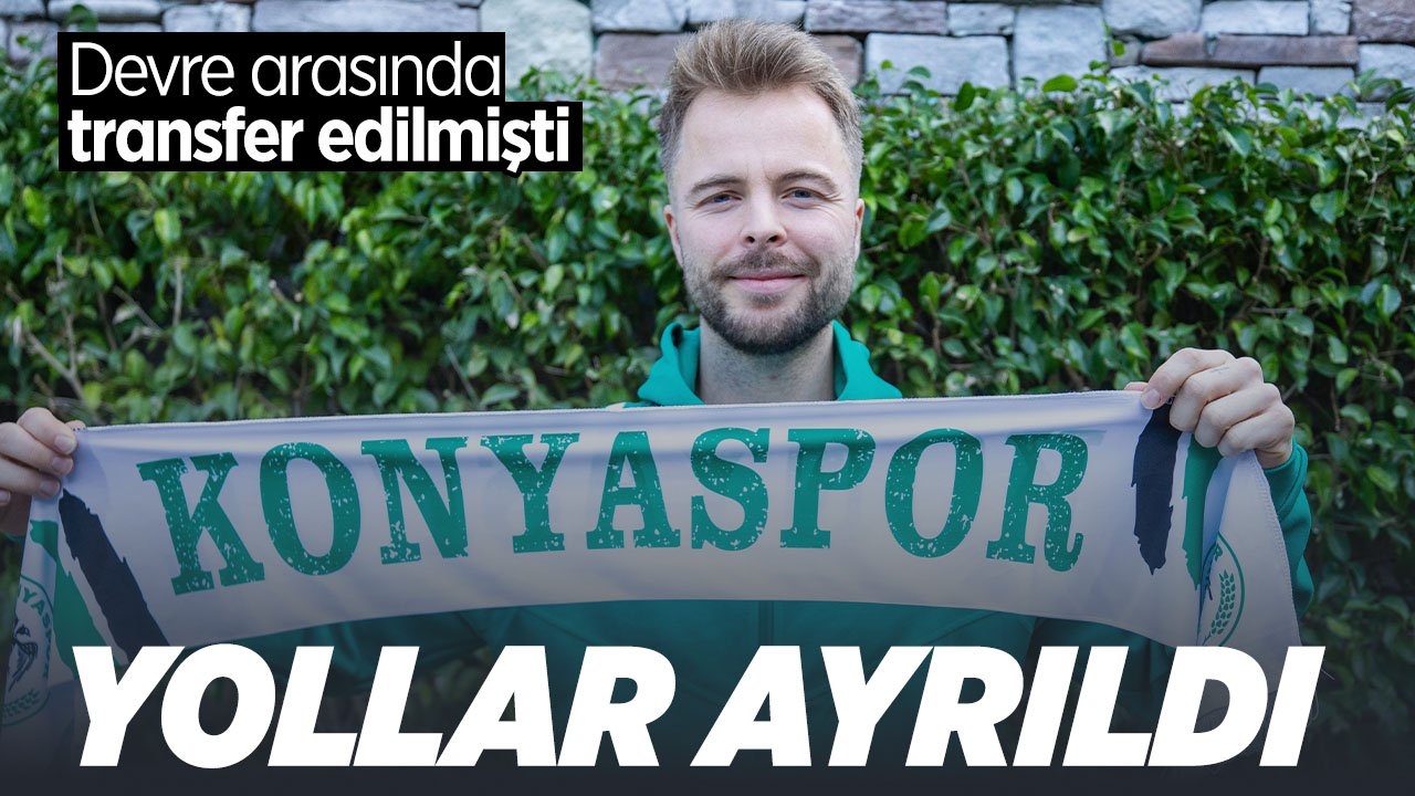 Konyaspor'da bir ayrılık daha: Norveçli hücum oyuncusu takımdan ayrıldı