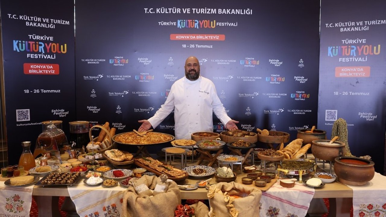 Konya, 53 Lezzet Noktasıyla Türkiye Kültür Yolu Festivali’nde Rekor Kırdı