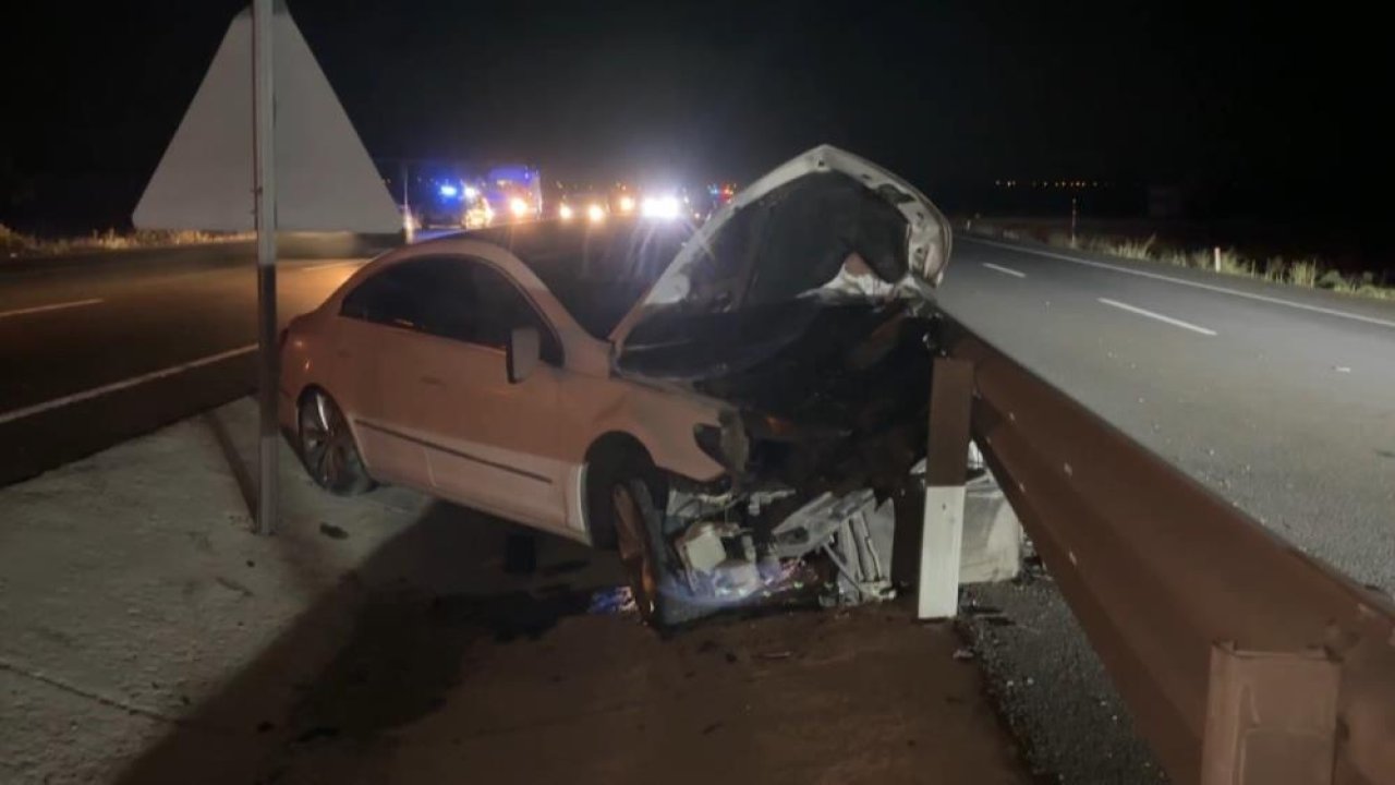 Konya'da feci kaza! Hız ibresi 200'de dondu, sürücü kaçtı