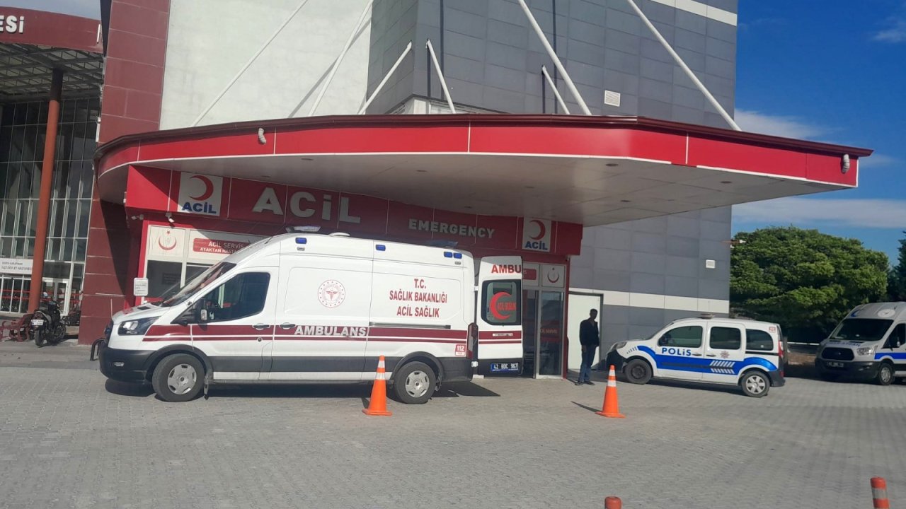 Karapınar'da otomobiller çarpıştı: 1 yaralı!