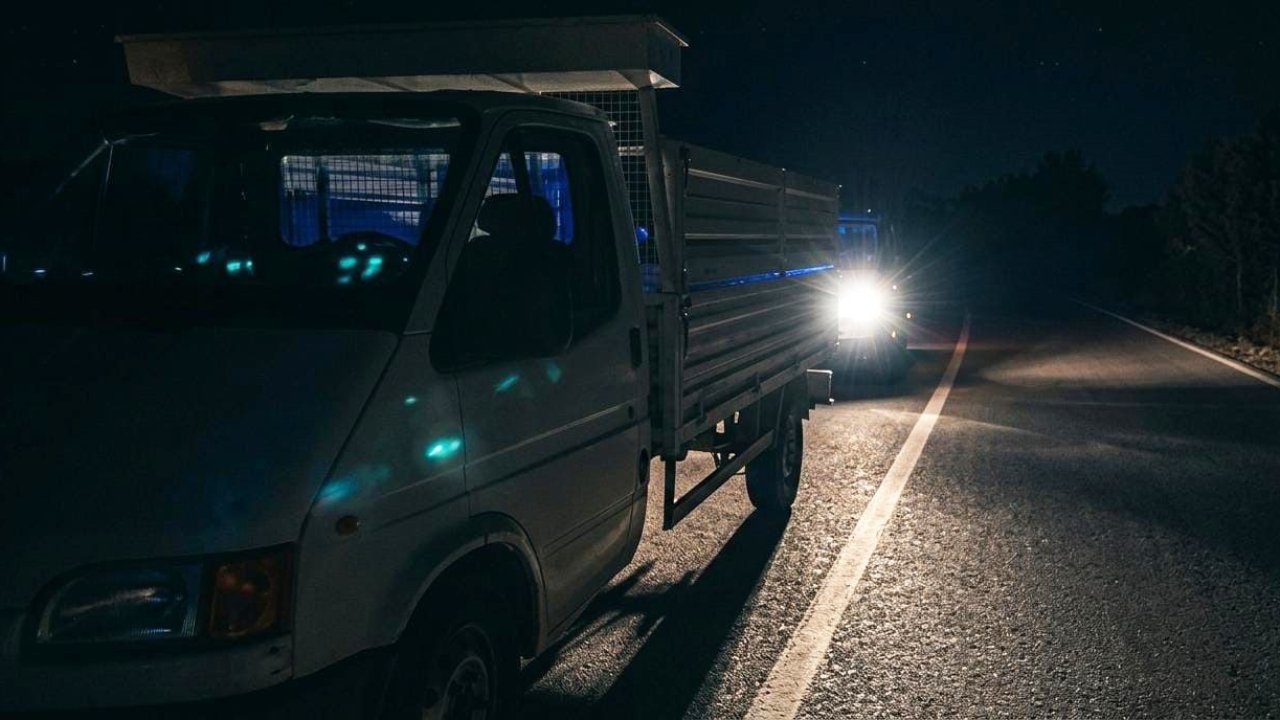 Çalınan kamyonet terk edilmiş halde bulundu!
