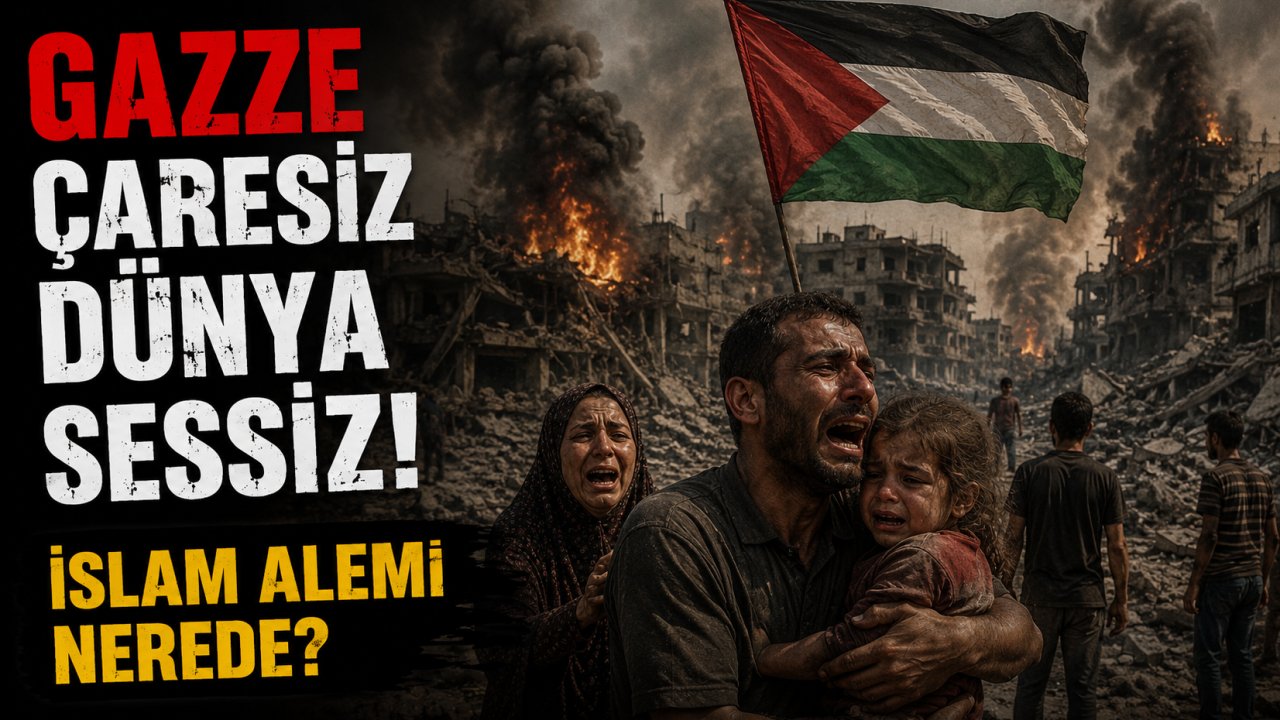 Gazze çaresiz dünya sessiz! İslam Alemi nerede?