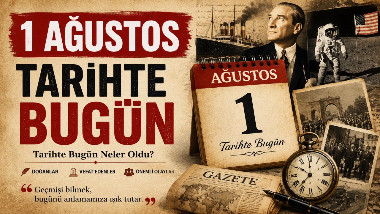 1 Ağustos Tarihte Bugün