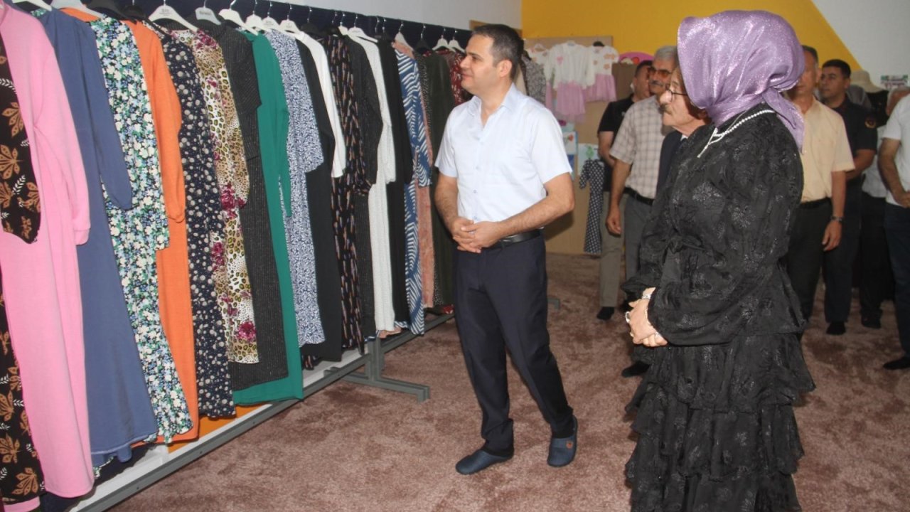 Konya'da kadınların ürettiği ürünler sergide toplandı!