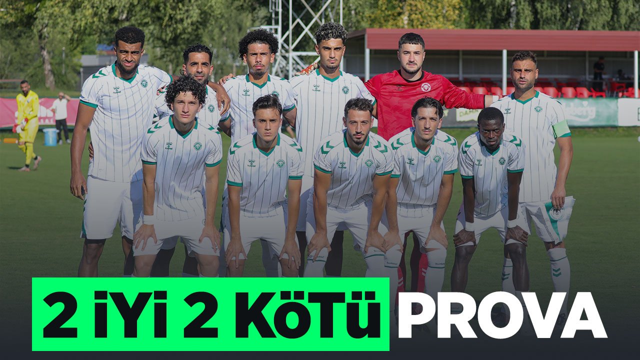 Konyaspor'un hazırlık maçı karnesi: 2 galibiyet, 2 mağlubiyet