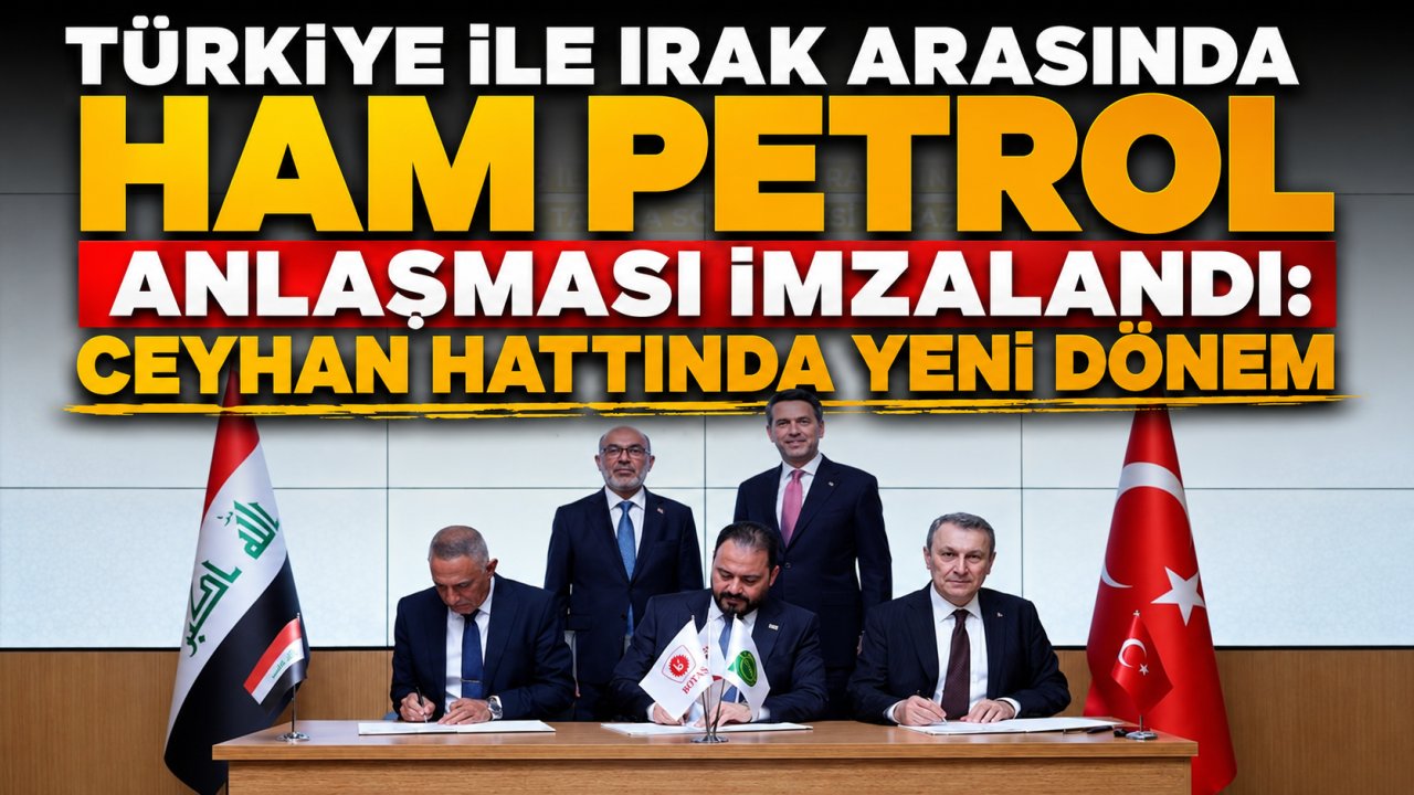 Türkiye ile Irak arasında ham petrol anlaşması imzalandı: Ceyhan hattında yeni dönem