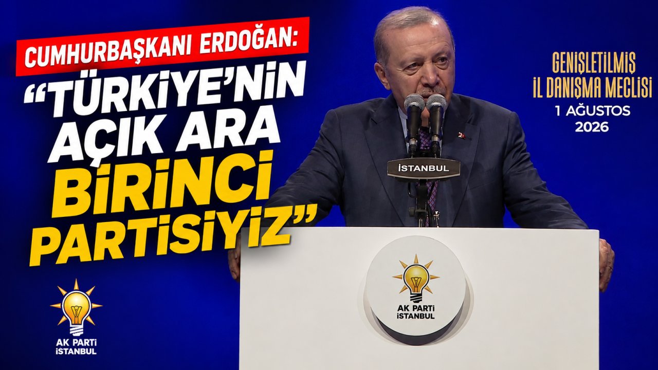 Cumhurbaşkanı Erdoğan: "Türkiye'nin açık ara birinci partisiyiz"