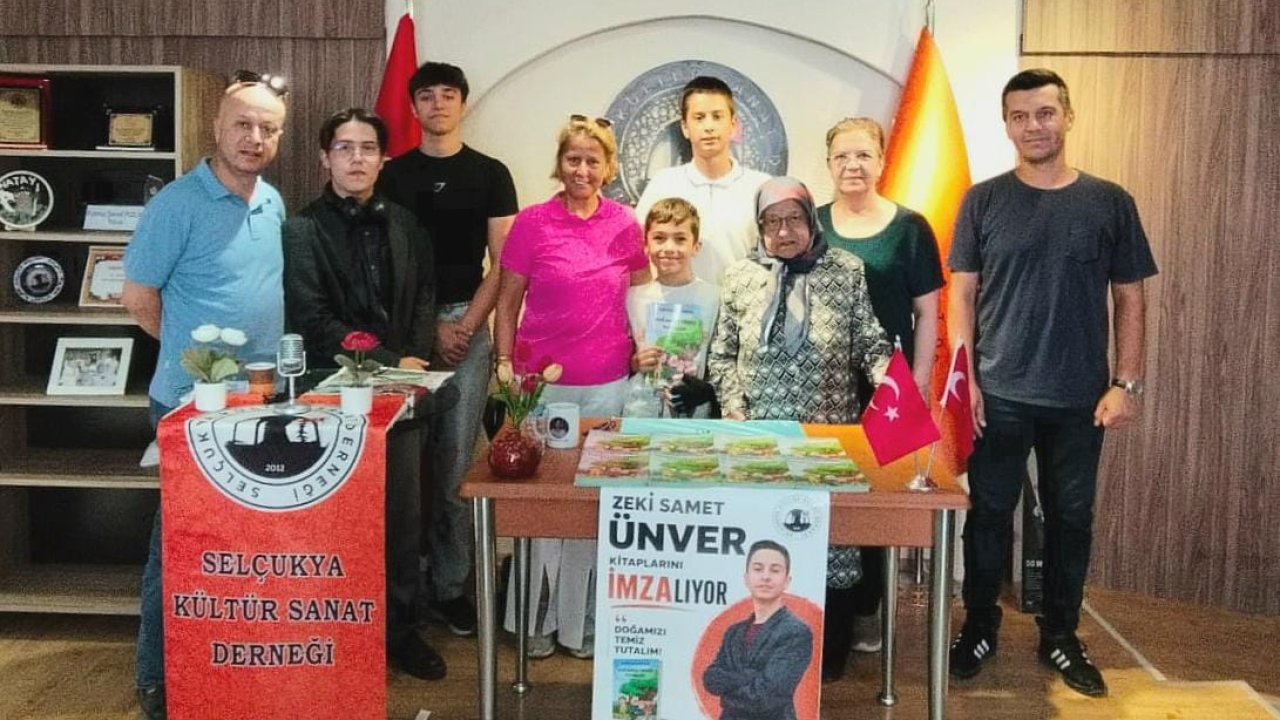 Genç Yazar Zeki Samet Ünver, Selçukya Kültür Evi'nde Okurlarıyla Buluştu