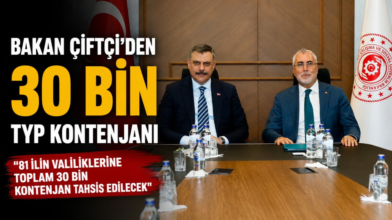 Bakan Çiftçi'nden 30 Bin TYP Kontenjanı