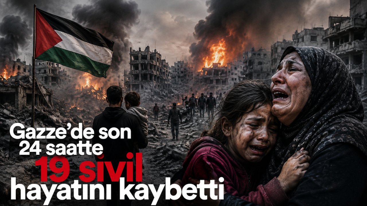 Gazze’de son 24 saatte 19 sivil hayatını kaybetti