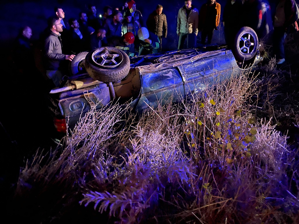 Konya'da devrilen otomobilde 1 kişi öldü