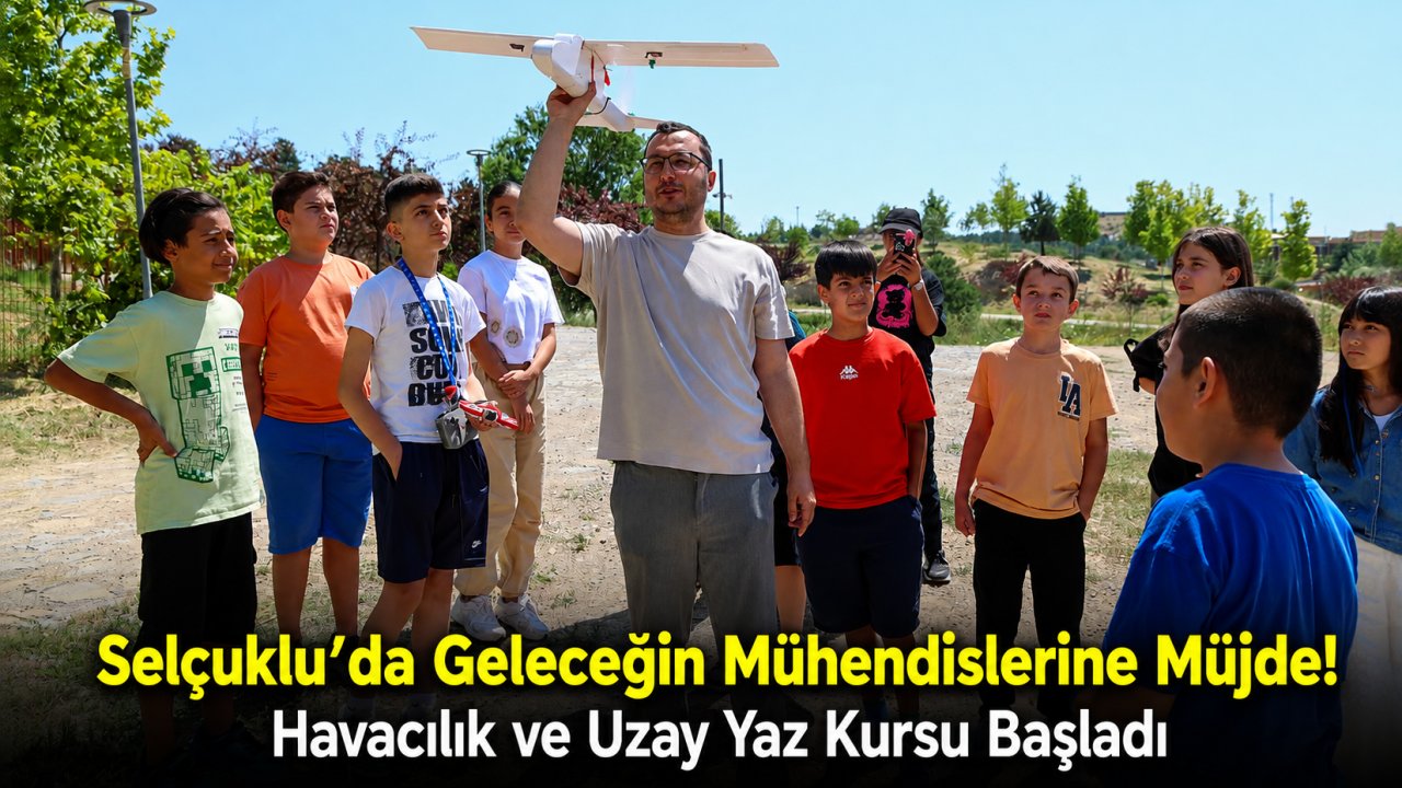 Selçuklu'da Geleceğin Mühendislerine Müjde! Havacılık ve Uzay Yaz Kursu Başladı