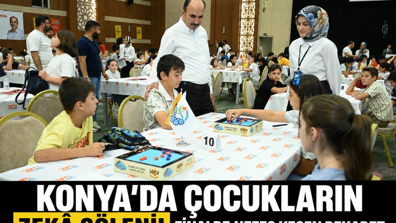 Konya'da çocukların zekâ şöleni! Finalde nefes kesen rekabet