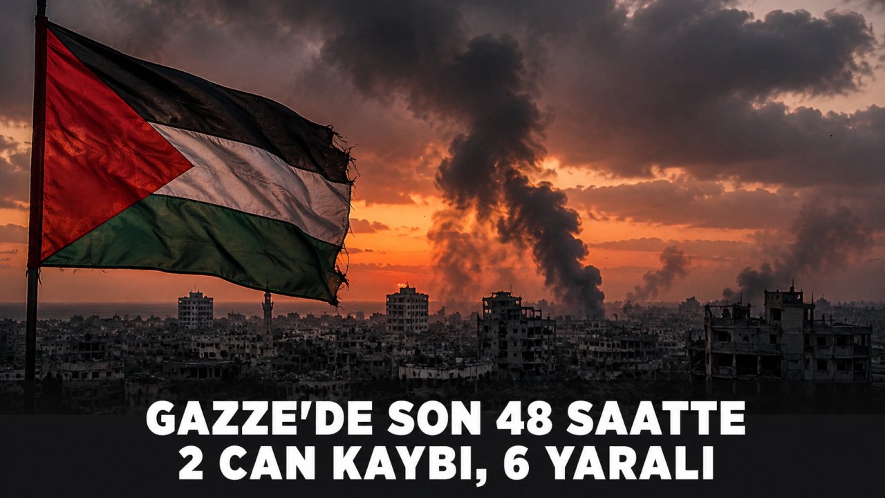 Gazze'de son 48 saatte 2 can kaybı, 6 yaralı