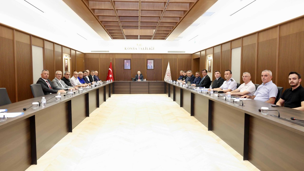 Konya'da İl Spor Güvenlik Kurulu Toplantısı Gerçekleştirildi!
