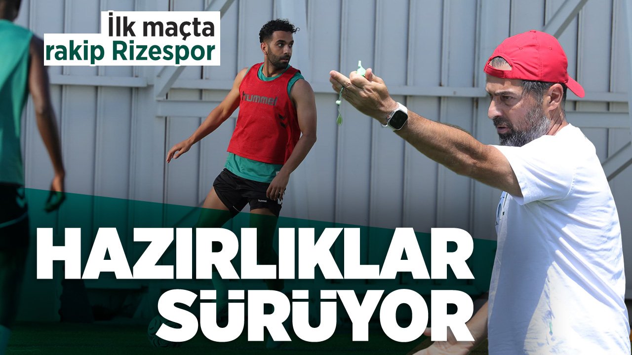 Konyaspor sezonu evinde açıyor: İlhan Palut Konyaspor'u Rizespor maçına hazırlıyor