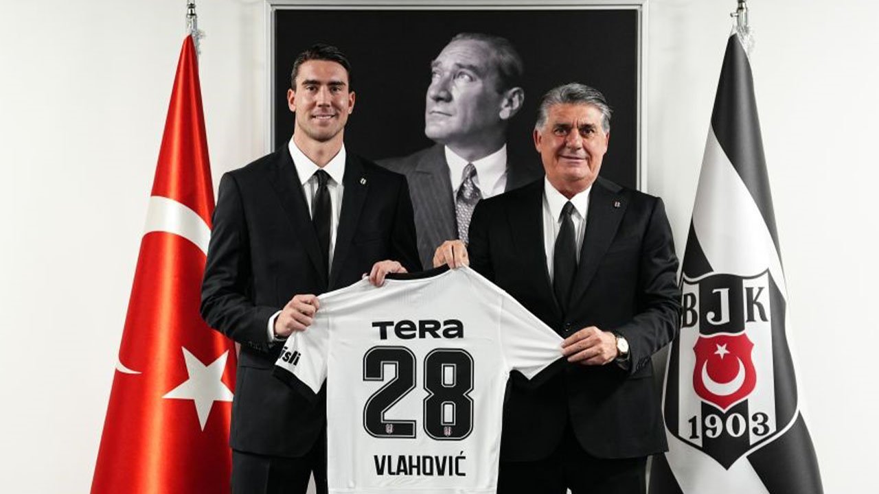 Vlahovic ile 3 yıllık anlaşma: Beşiktaş'tan açıklama geldi