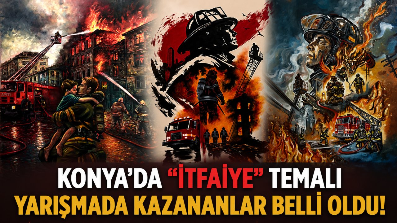 Konya’da “İtfaiye” Temalı Yarışmada Kazananlar Belli Oldu!