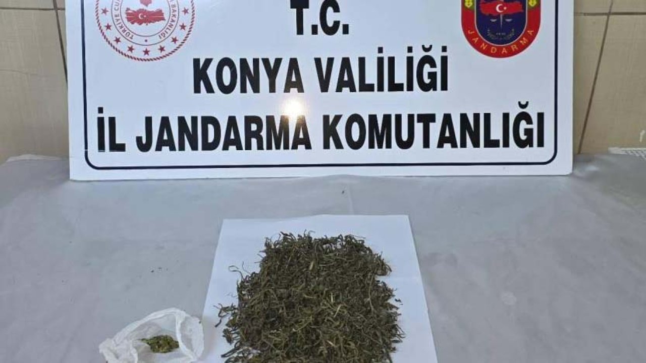 Konya'da jandarmadan uyuşturucu operasyonları: 4 tutuklama