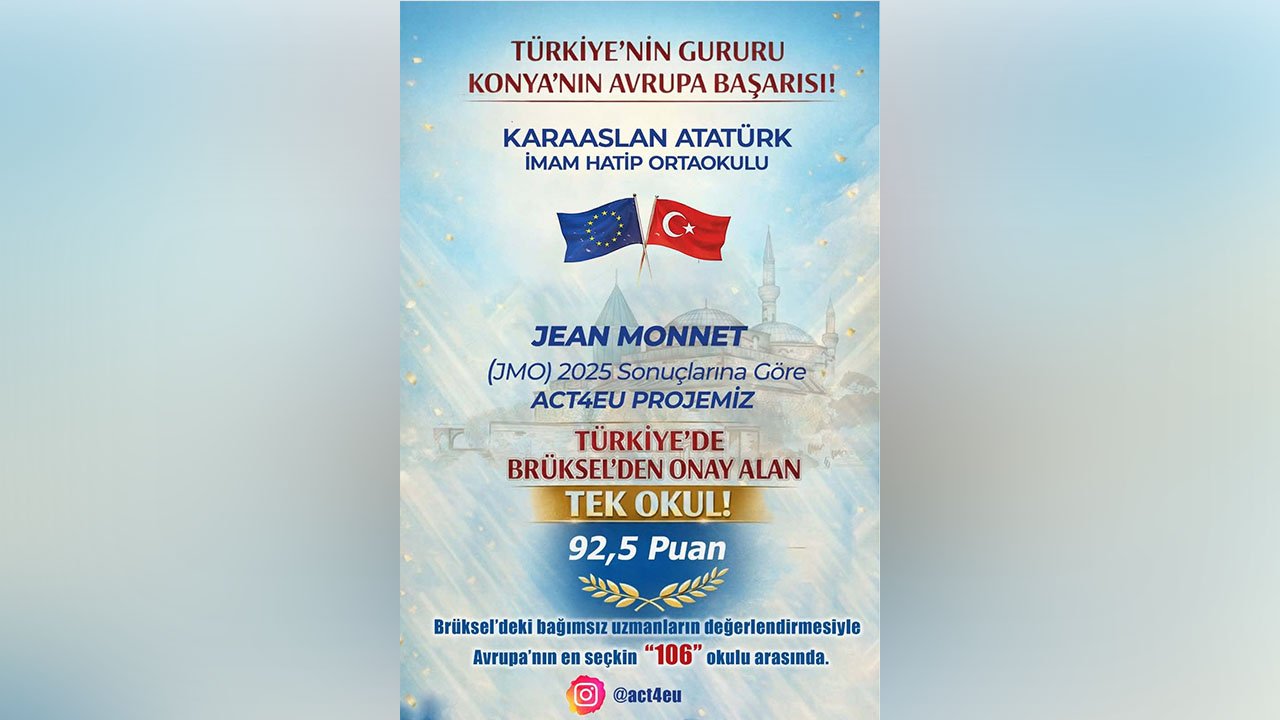 Konya'dan Brüksel'e Uzanan Büyük Başarı