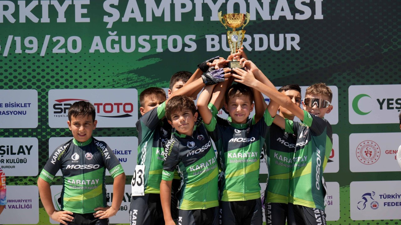 U11 Bisiklet Takımı Zirveyi Bırakmadı! Karatay Belediyespor Türkiye Şampiyonu Oldu