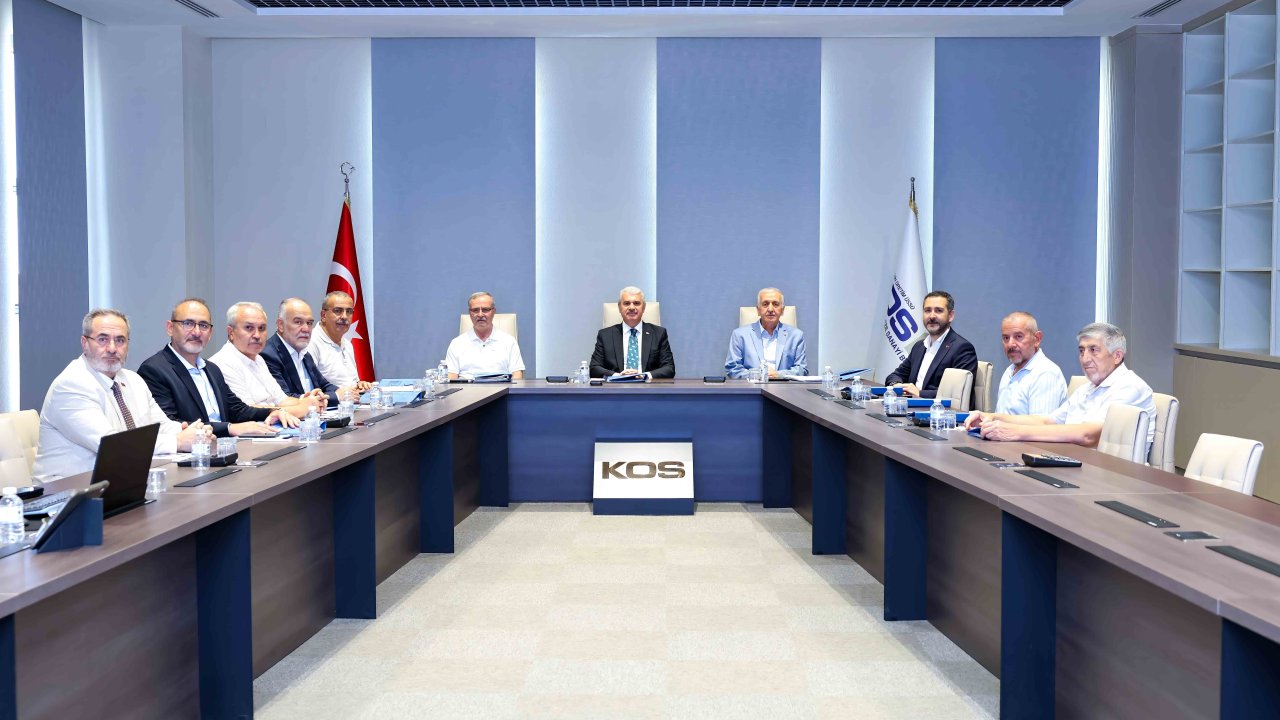 Konya OSB müteşebbis heyet toplantısı Vali Akın başkanlığında yapıldı!