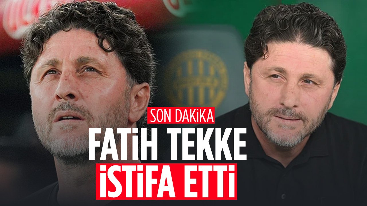 Trabzonspor'da Teknik Direktör Fatih Tekke istifa etti
