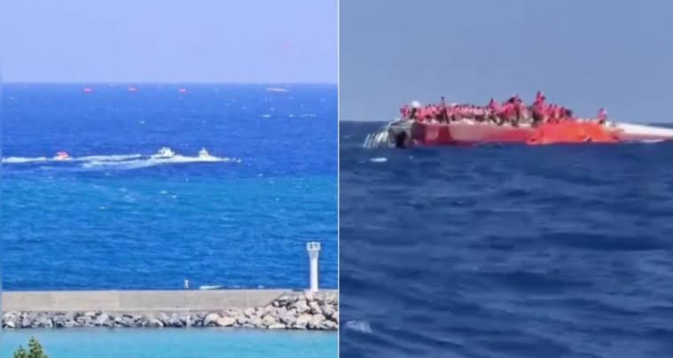 Girne açıklarında, içerisinde 279 kişinin bulunduğu katamaran tipi yolcu gemisi battı!