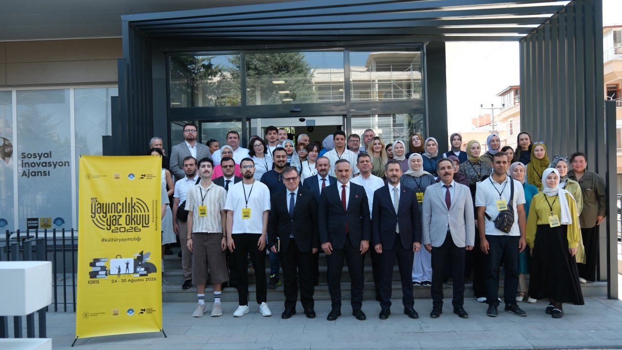 Konya’da gençler için yayıncılık buluşması! 5. Yayıncılık Yaz Okulu tamamlandı